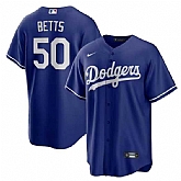 Men's Los Angeles Dodgers #50 Mookie Betts Royal Limited Stitched Jersey Dzhi,baseball caps,new era cap wholesale,wholesale hats
